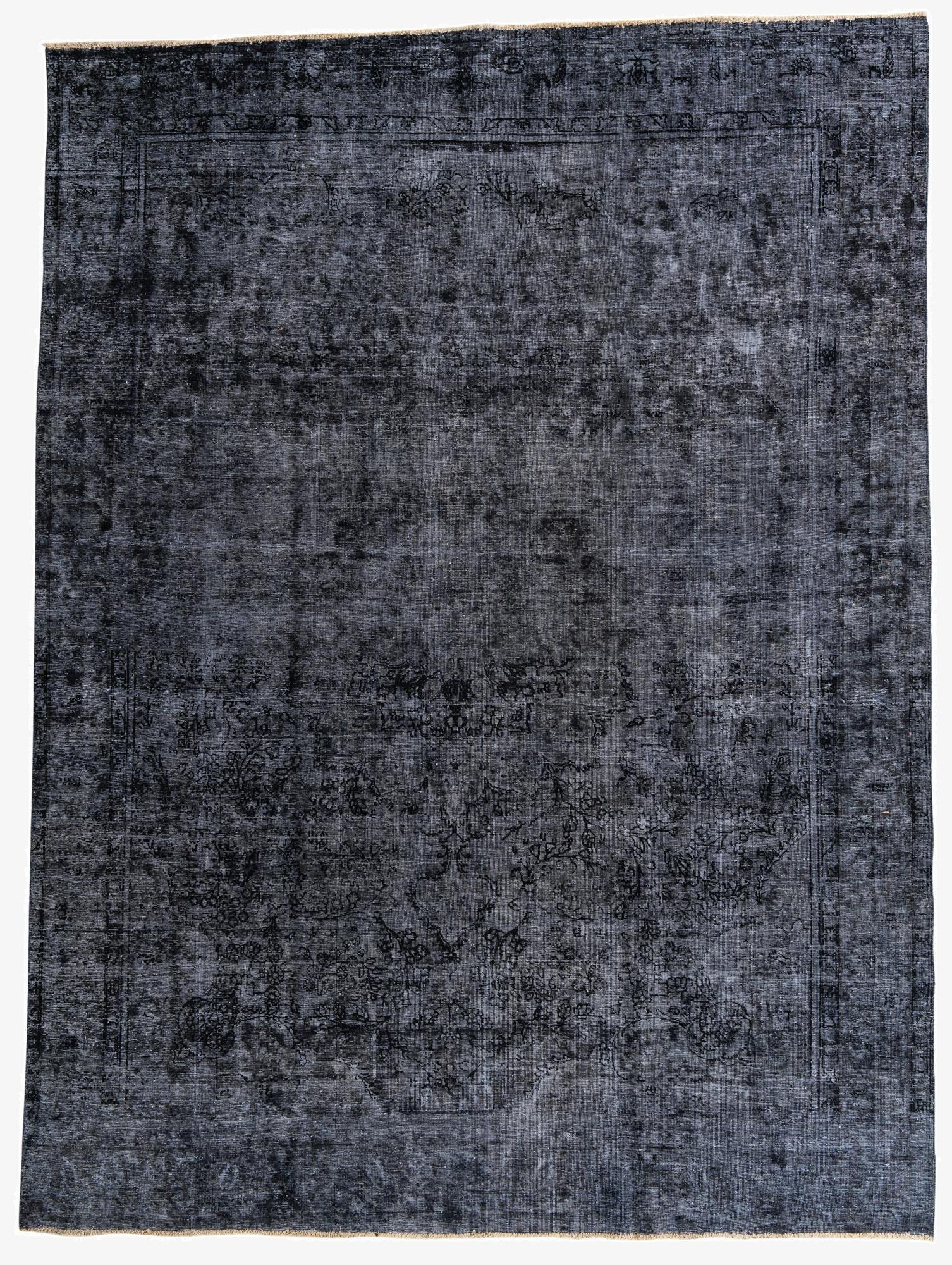 9' 9 x 13' 4  Hand Knotted Ultra Vintage Persian Wool Rug