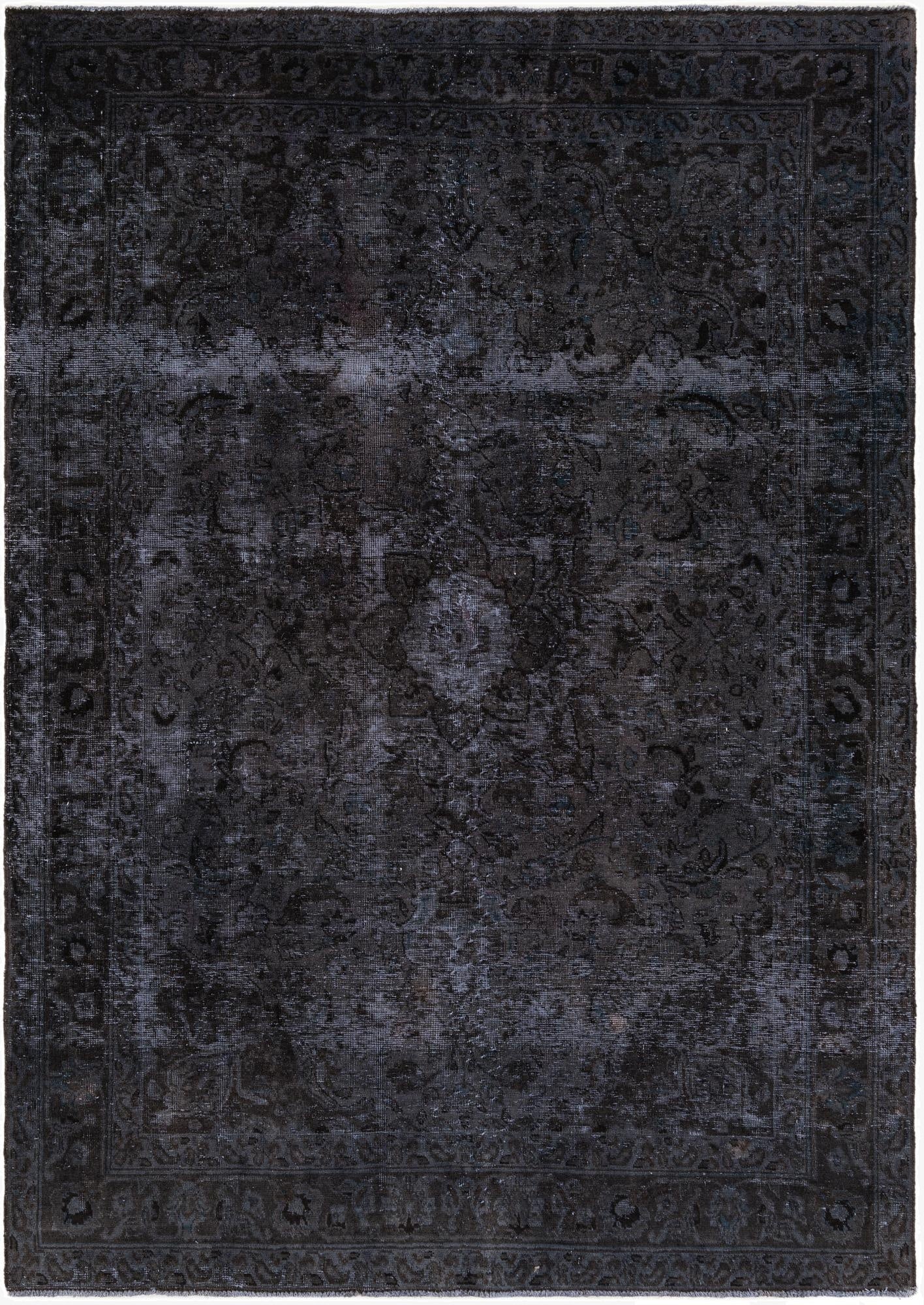6' 5 x 9' 3  Hand Knotted Ultra Vintage Persian Wool Rug