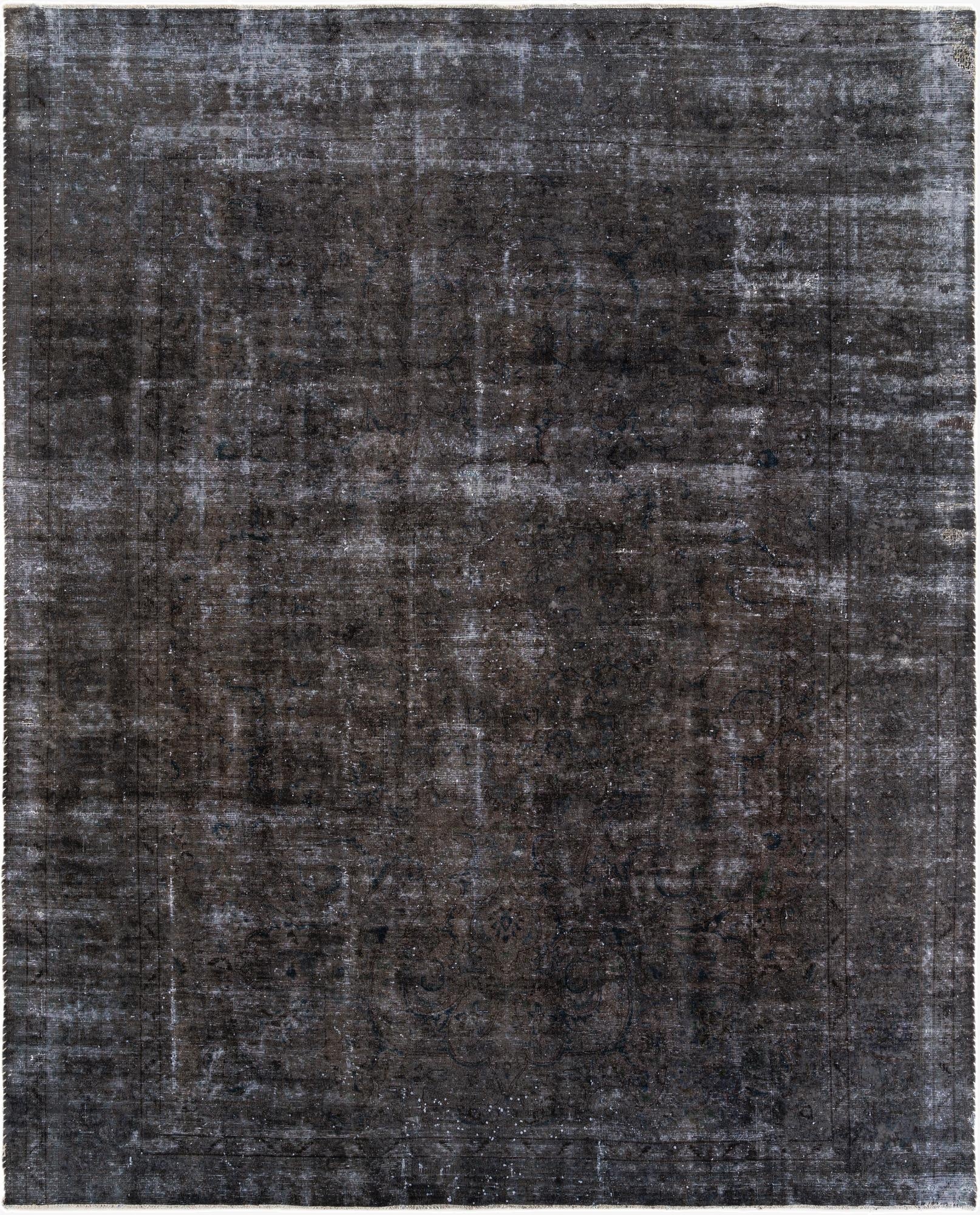 9' 8 x 11' 10  Hand Knotted Ultra Vintage Persian Wool Rug