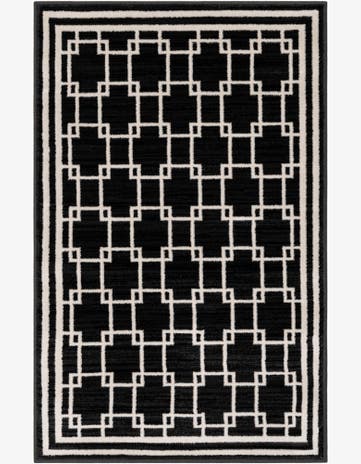 Black Metropolitan Uptown Rug