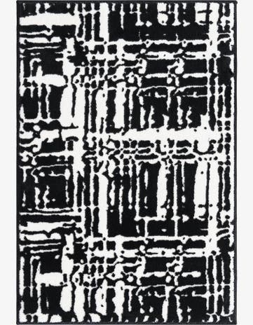 Black Vince Camuto Rug