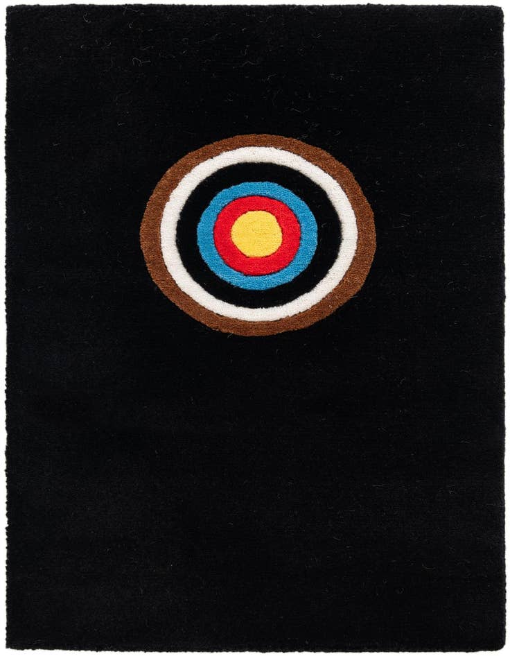 Detail image of 1' 4 x 2' Hand Knotted WM Brown Driver Rug