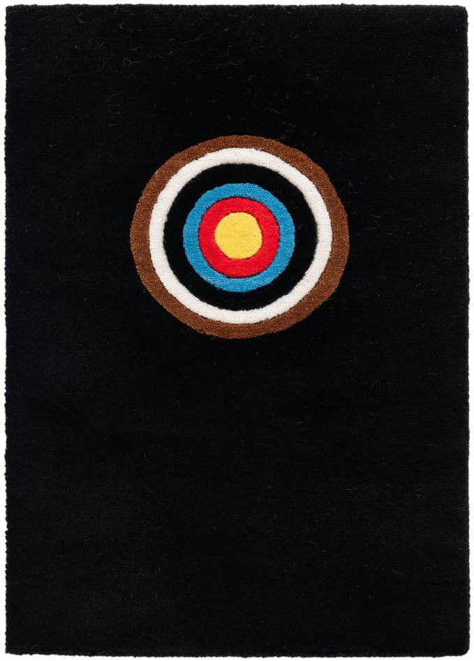Detail image of 1' 4 x 2' Hand Knotted WM Brown Driver Rug