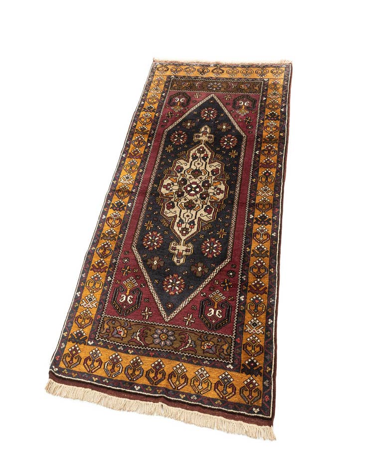 Detail image of 3' 4 x 5' 9 Hand Knotted Yahyali Oriental Wool Rug