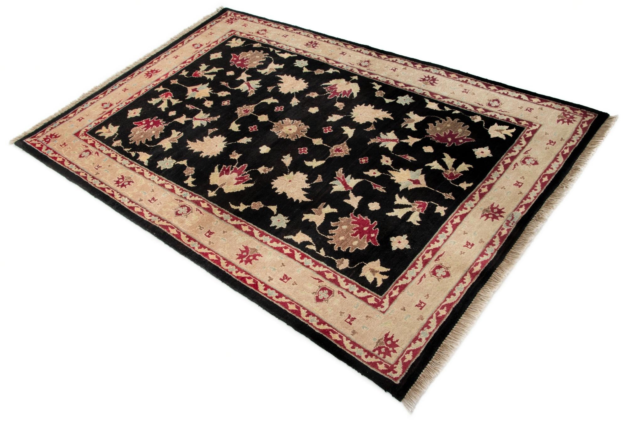 5' 1 x 7' 5 Hand Knotted Ziegler Wool Rug