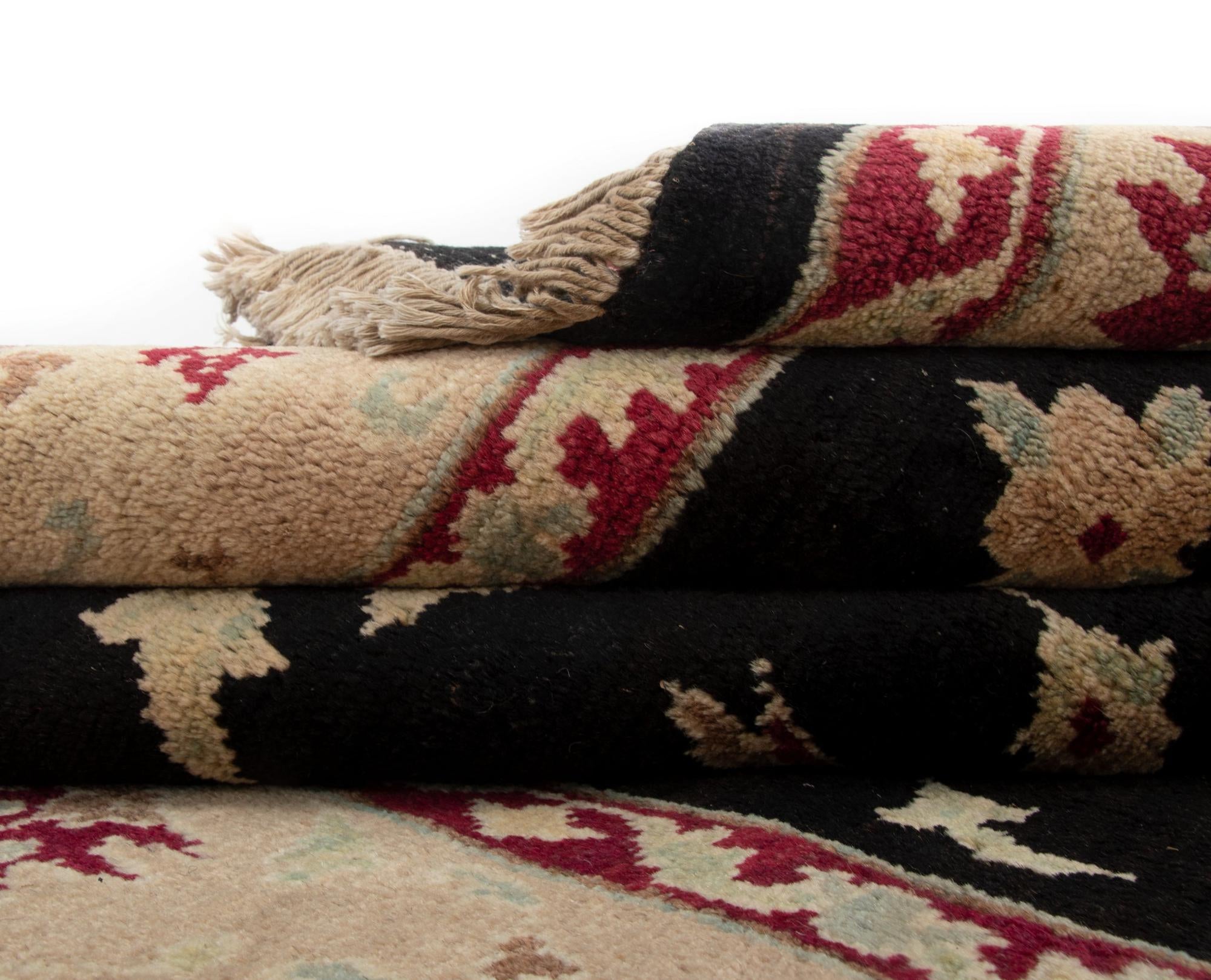 5' 1 x 7' 5 Hand Knotted Ziegler Wool Rug