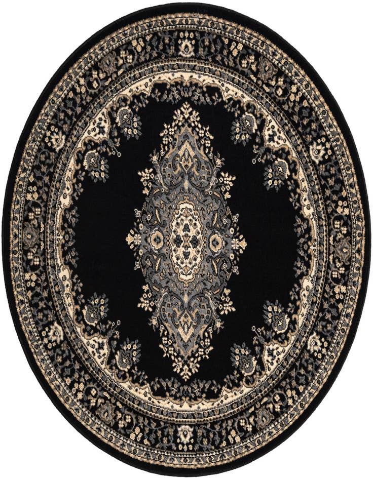 Detail image of 5' 3 x 5' 3 Amaya Round Rug