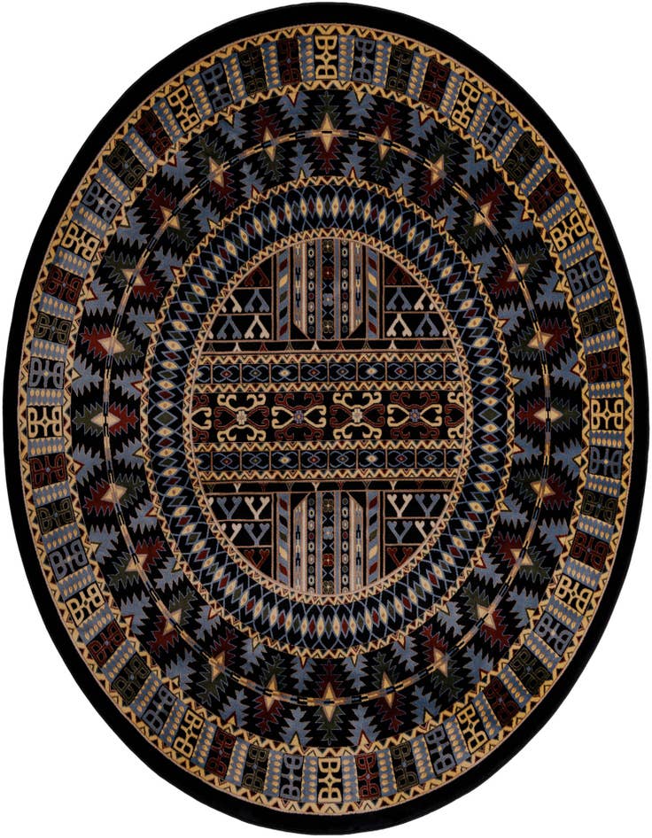 Detail image of 10' x 10' Bokhara Round Rug