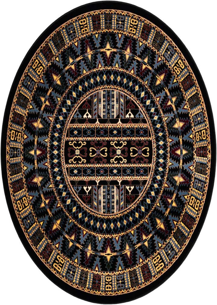 6' x 6' Bokhara Round Rug
