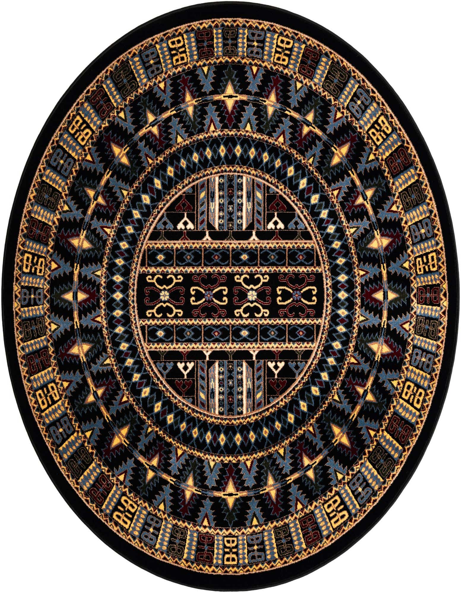 6' x 6' Bokhara Round Rug