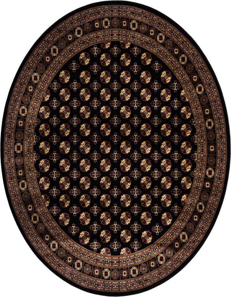 Detail image of 10' x 10' Bokhara Round Rug