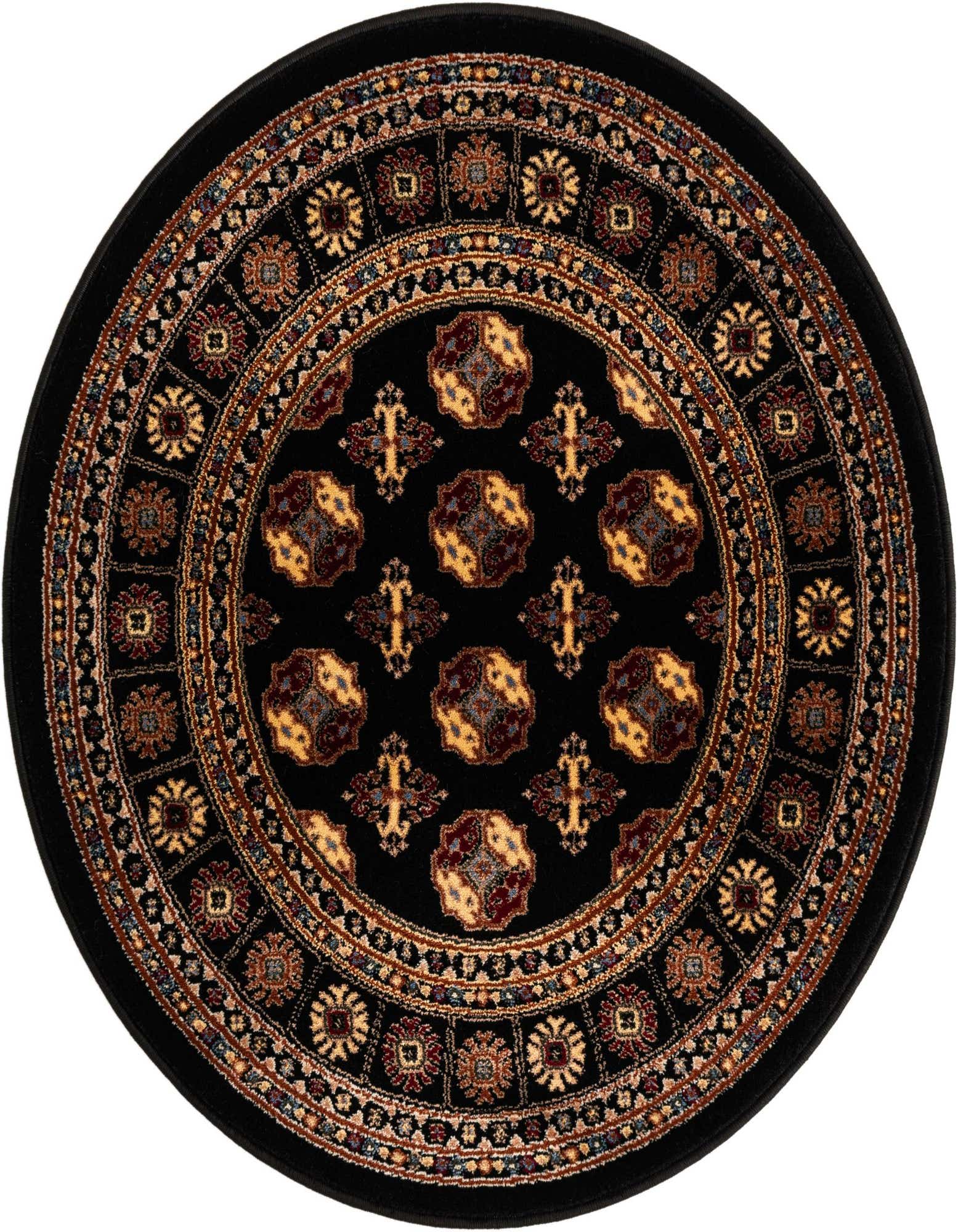 3' x 3' Bokhara Round Rug