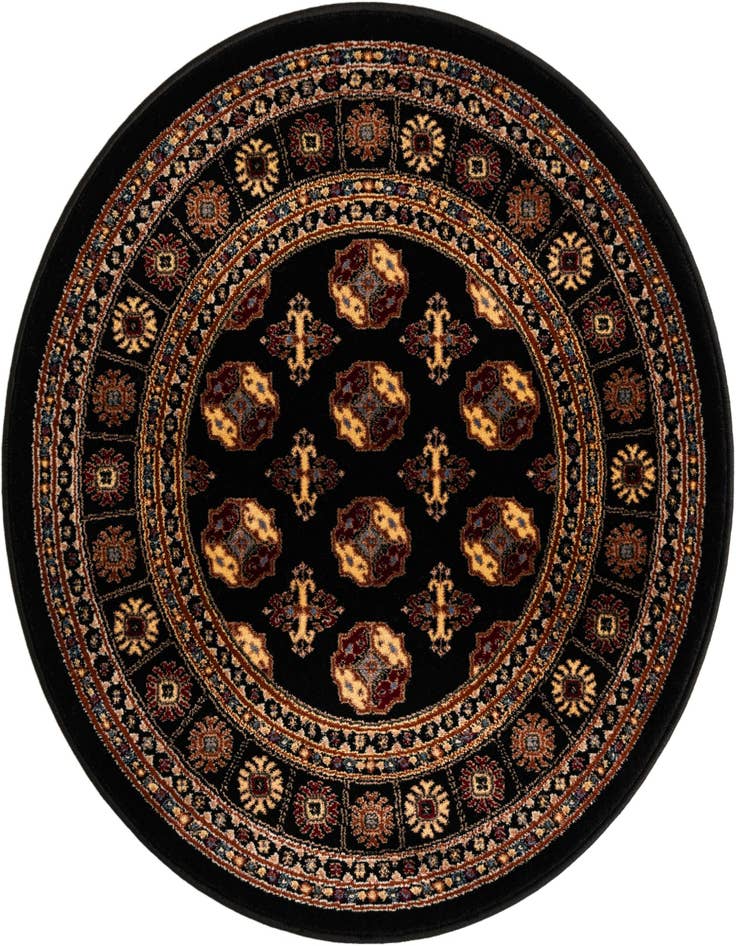 Detail image of 3' x 3' Bokhara Round Rug
