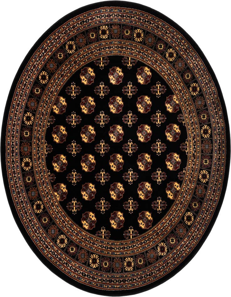 Detail image of 6' x 6' Bokhara Round Rug