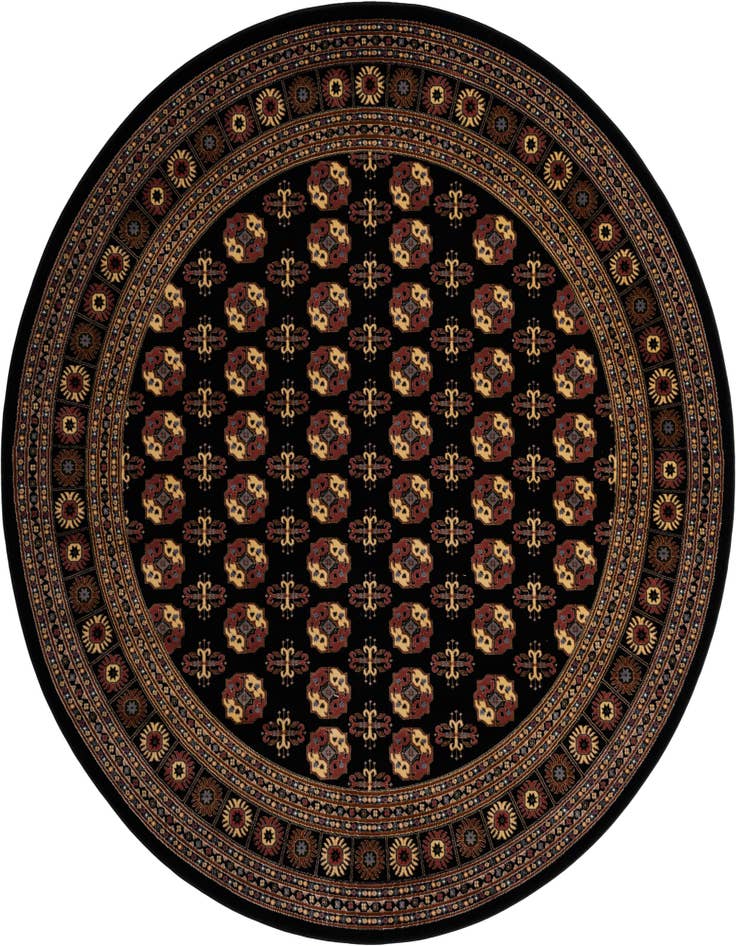Detail image of 7' 10 x 7' 10 Bokhara Round Rug