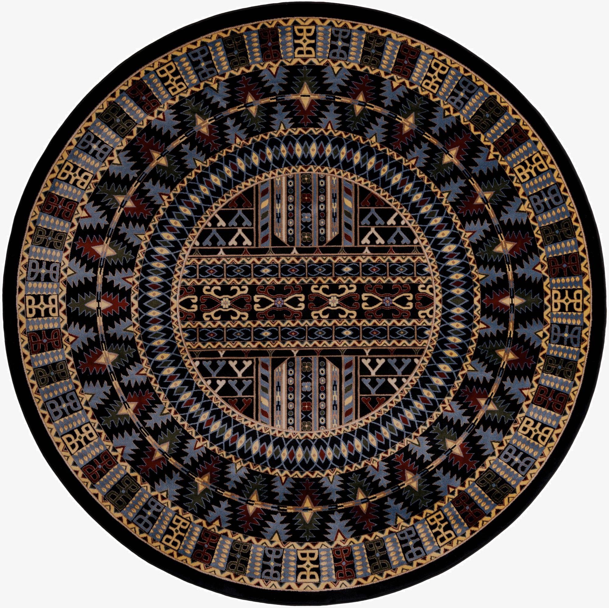10' x 10' Bokhara Round Rug