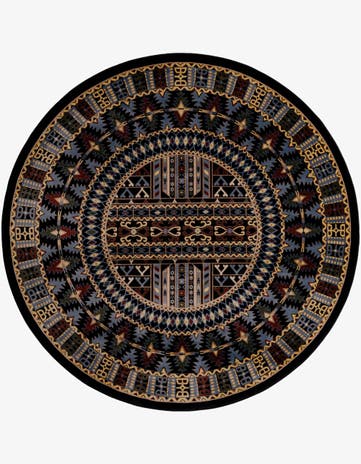 10' x 10' Bokhara Round Rug