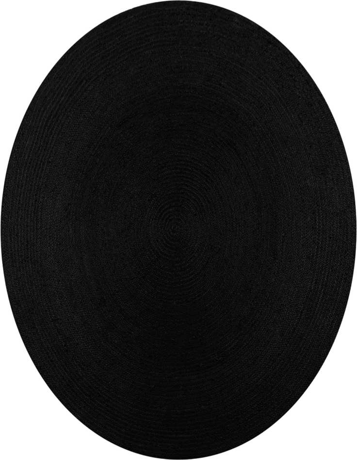 Detail image of 10' x 10'  Hand Braided Jute Round Rug