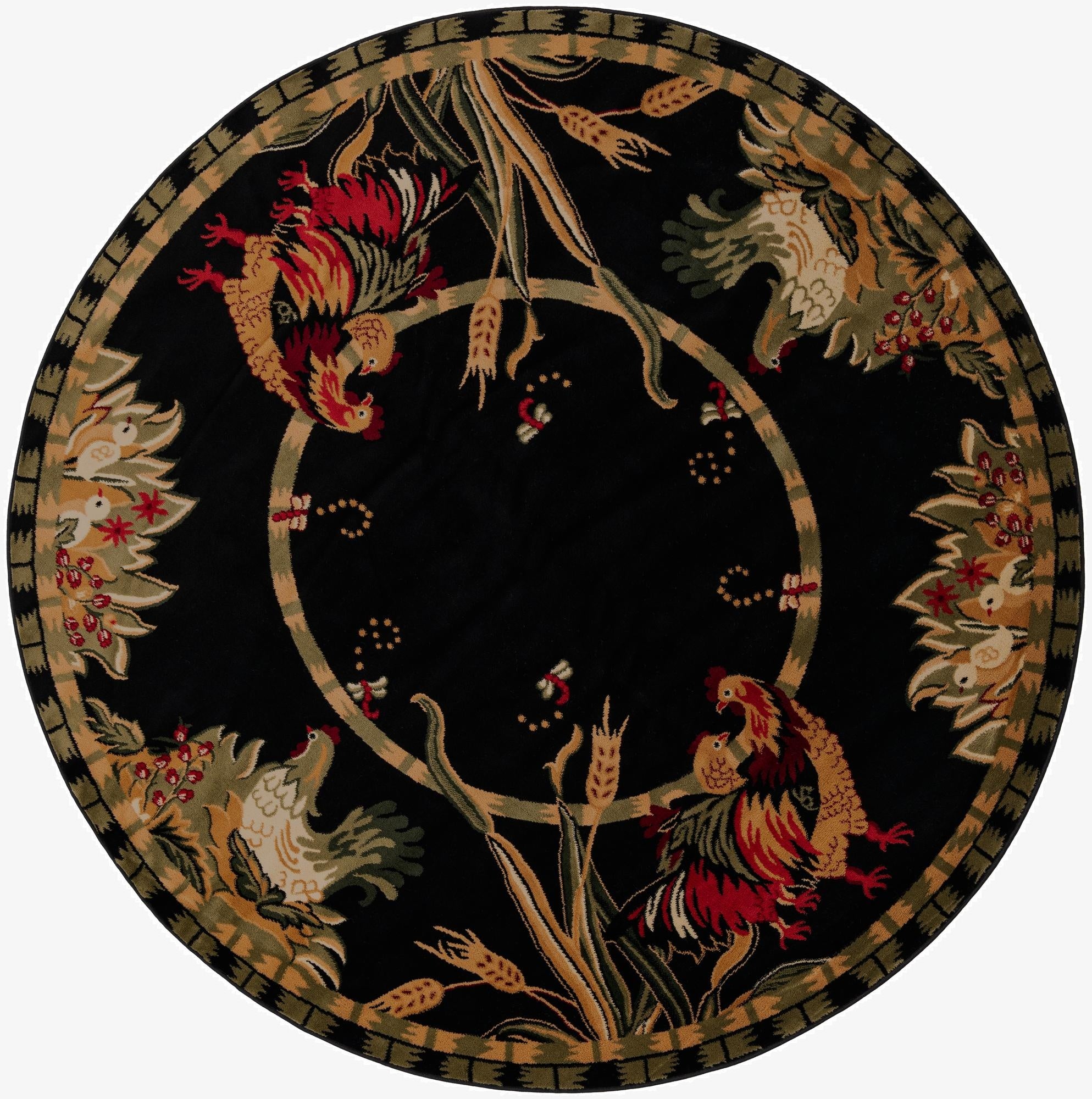 Primary image 7' 10 x 7' 10 Country Round Rug