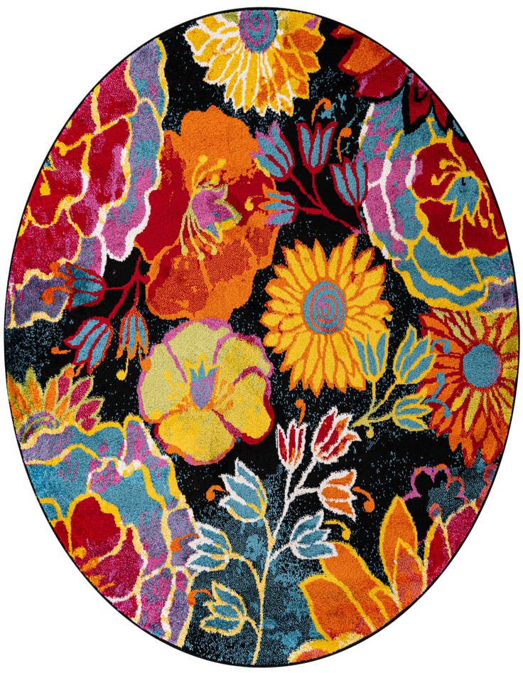 Detail image of 6' x 6' Florence Round Rug