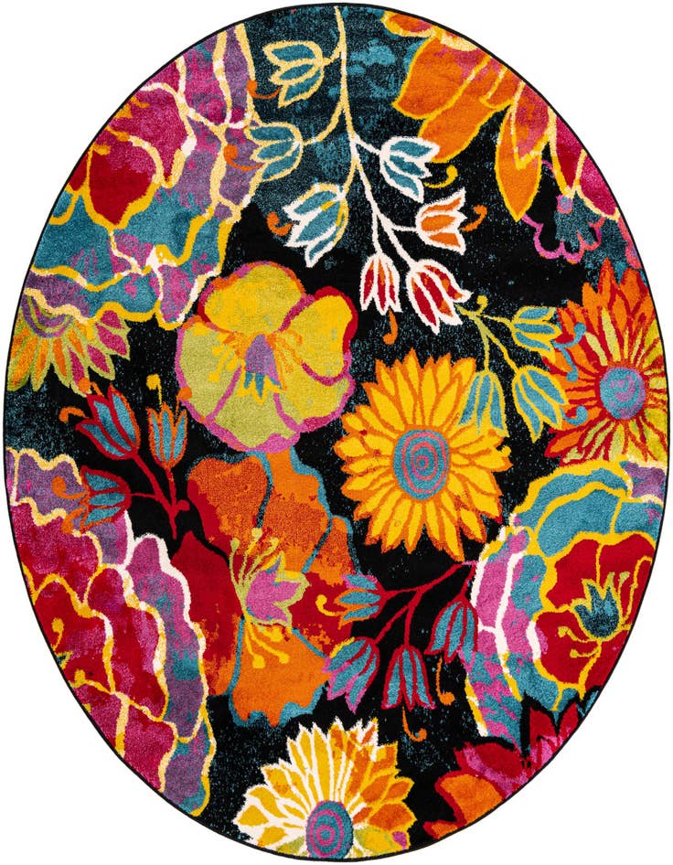 Detail image of 8' x 8' Florence Round Rug