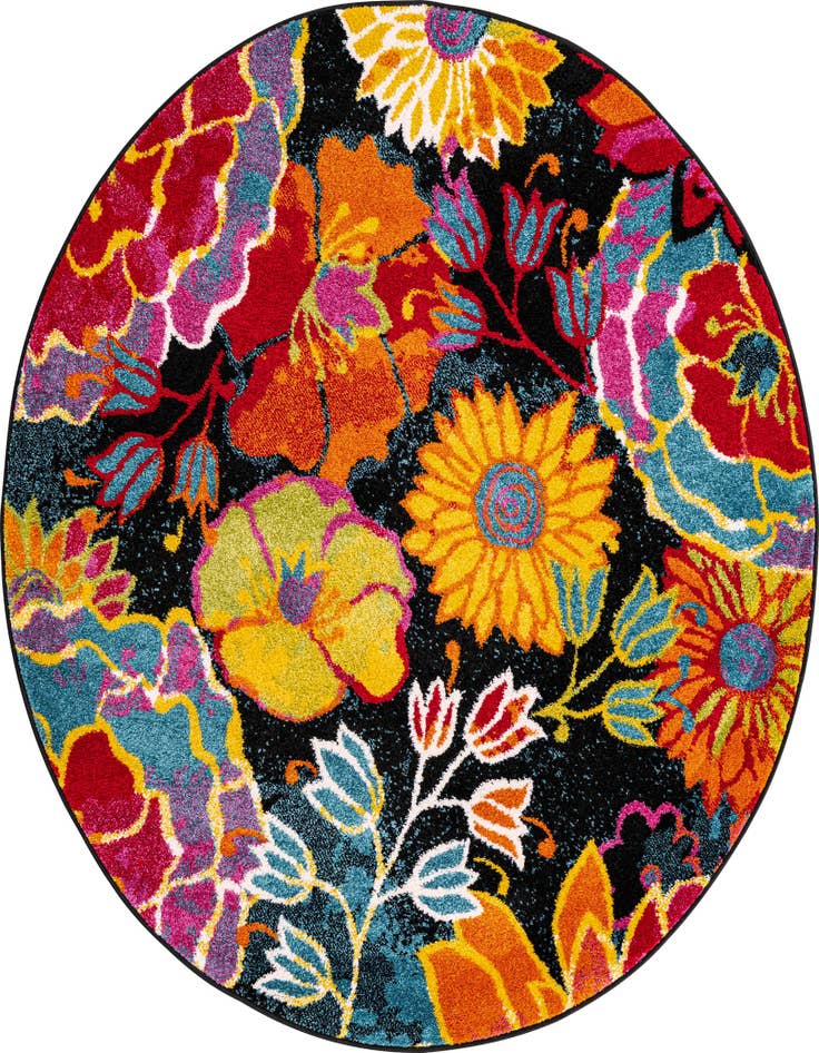Detail image of 5' x 5' Florence Round Rug