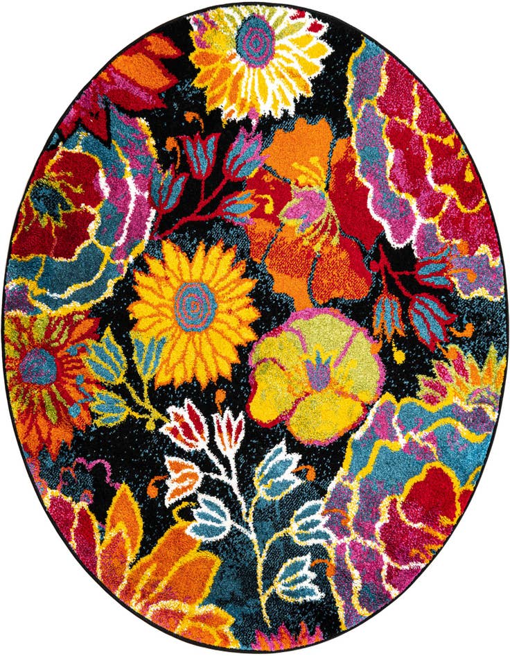 Detail image of 4' x 4' Florence Round Rug