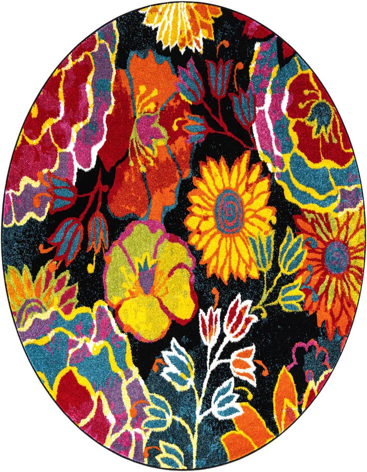 Detail image of 7' x 7' Florence Round Rug