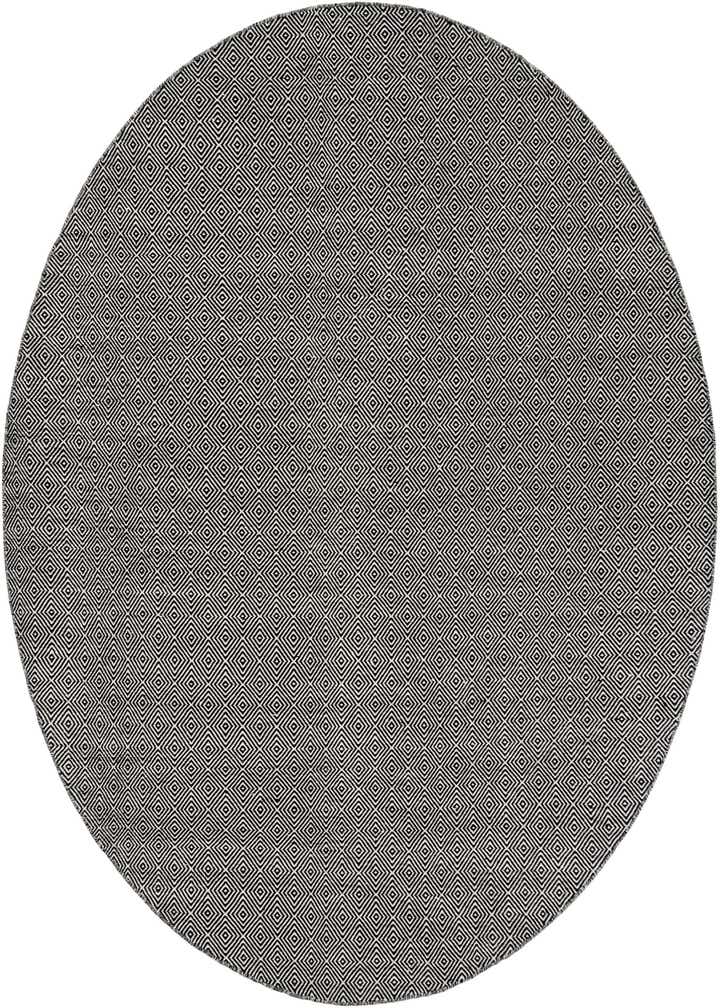 10' x 10' Hand Woven Geo Trellis Flatweave Round Rug