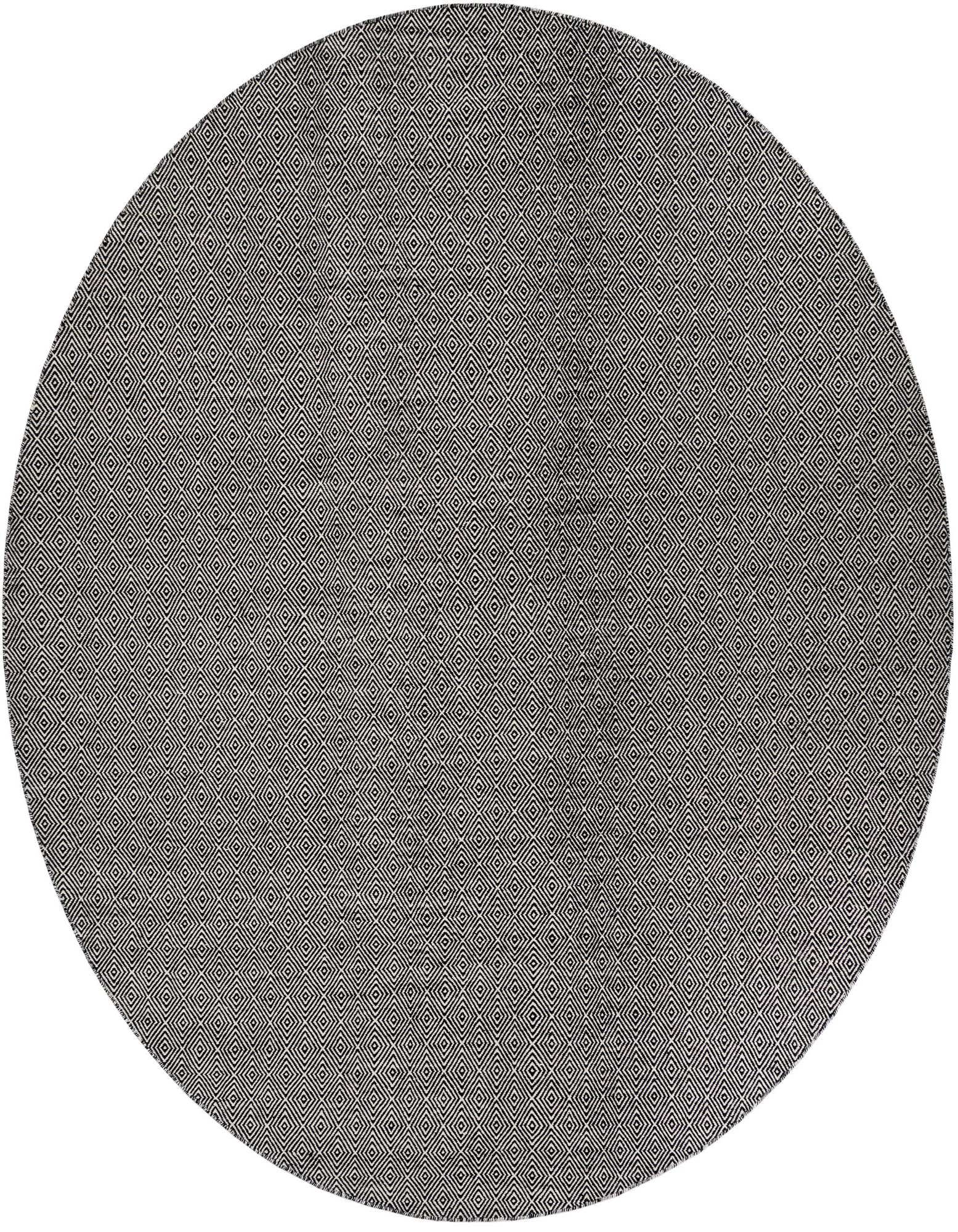 12' x 12' Geo Trellis Flatweave Round Rug