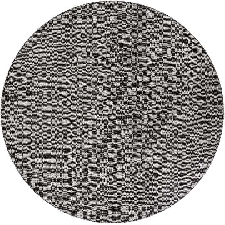 12' x 12' Geo Trellis Flatweave Round Rug
