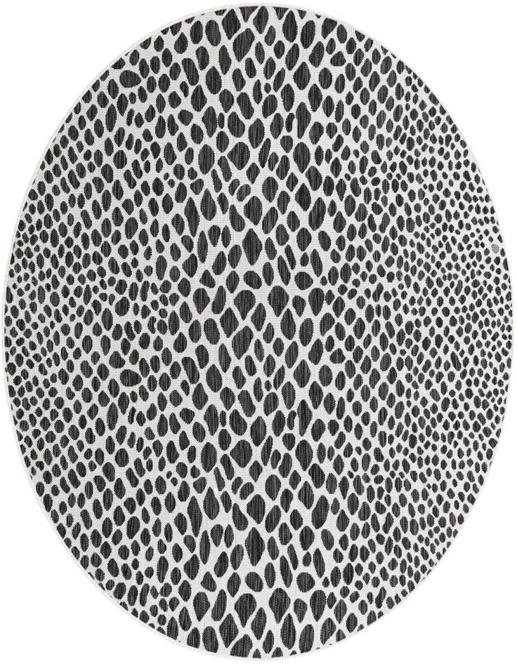 Detail image of 6' 7 x 6' 7 Easy-Clean Jill Zarin Cape Town Indoor / Outdoor Round Rug