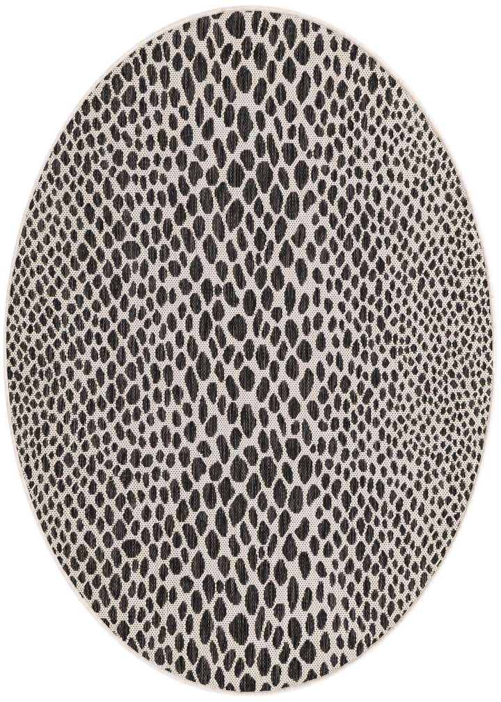 4' x 4' Easy-Clean Jill Zarin Cape Town Indoor / Outdoor Round Rug