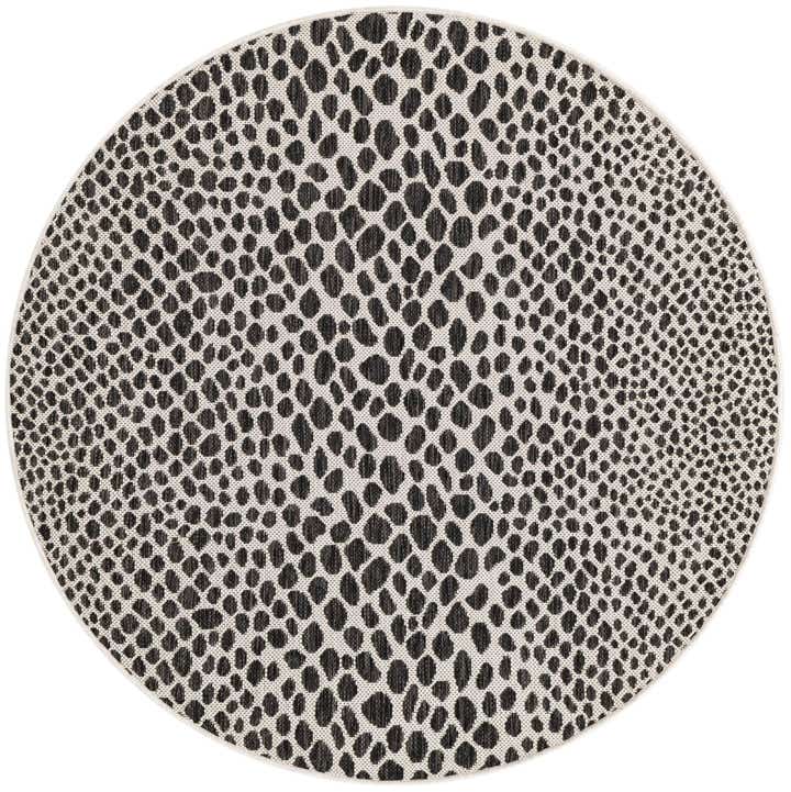 4' x 4' Easy-Clean Jill Zarin Cape Town Indoor / Outdoor Round Rug