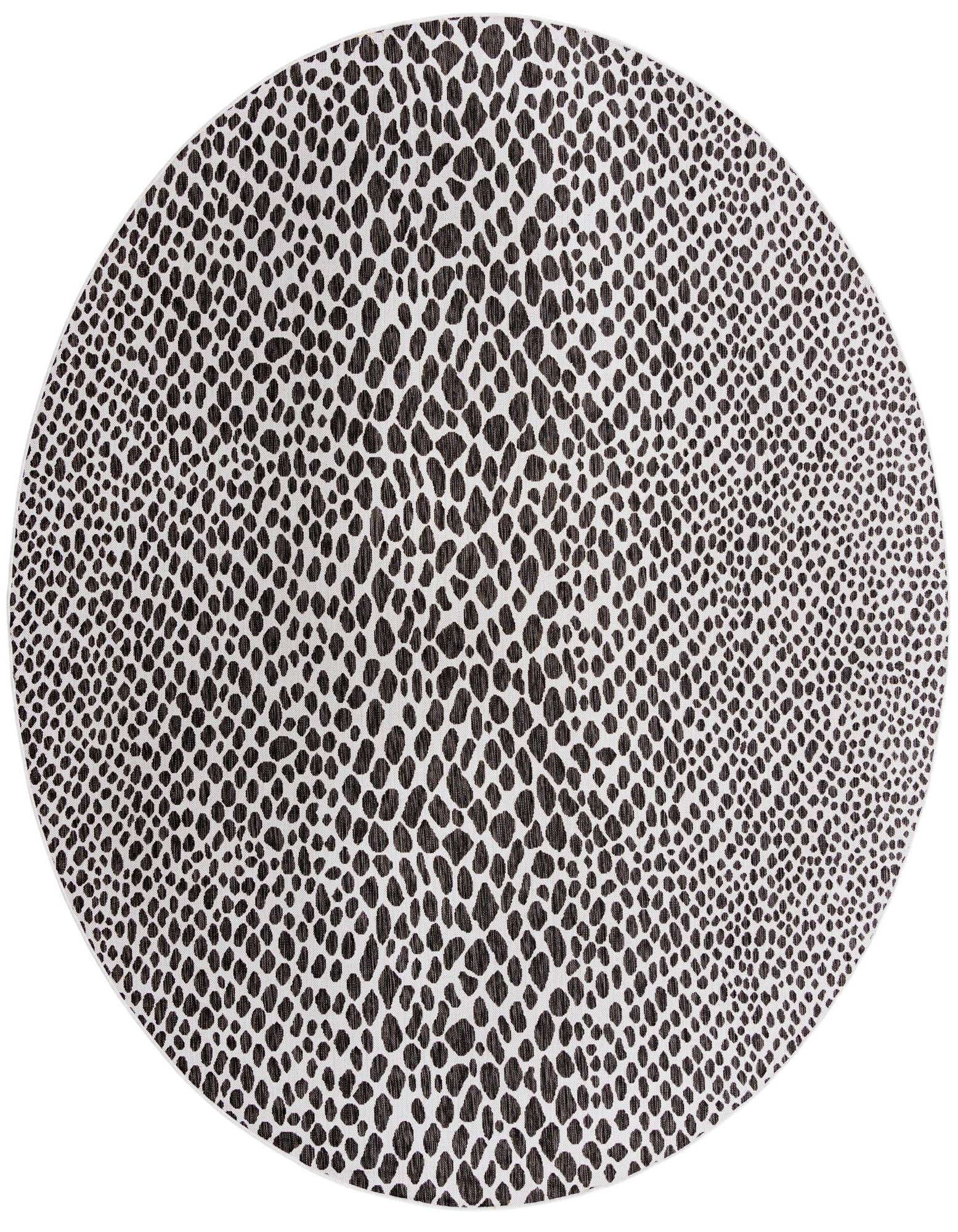 10' 8 x 10' 8 Easy-Clean Jill Zarin Cape Town Indoor / Outdoor Round Rug
