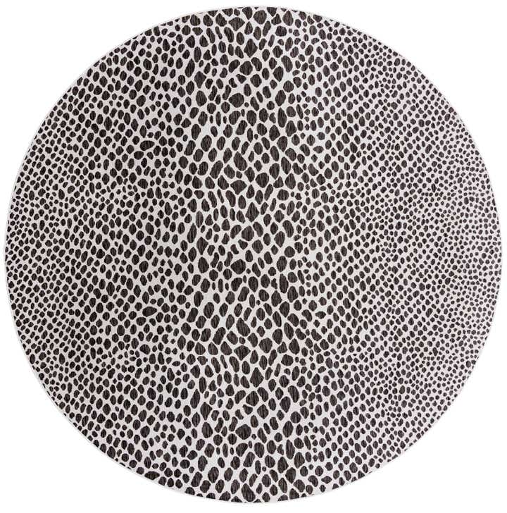10' 8 x 10' 8 Easy-Clean Jill Zarin Cape Town Indoor / Outdoor Round Rug