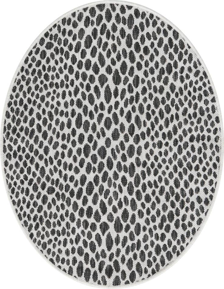 Detail image of 3' x 3' Easy-Clean Jill Zarin Cape Town Indoor / Outdoor Round Rug