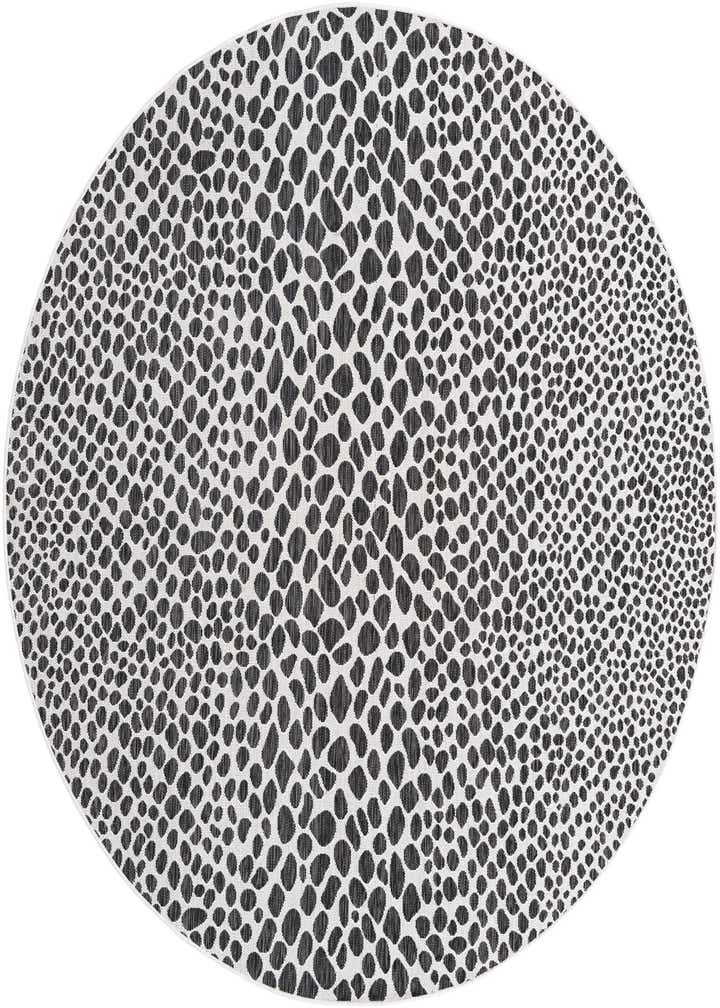 7' 10 x 7' 10 Easy-Clean Jill Zarin Cape Town Indoor / Outdoor Round Rug