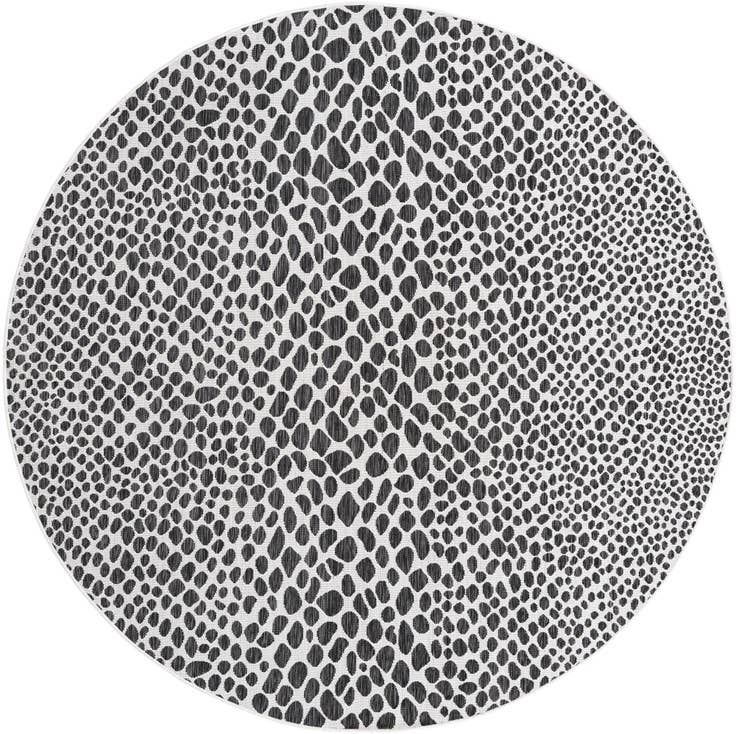 Detail image of 7' 10 x 7' 10 Easy-Clean Jill Zarin Cape Town Indoor / Outdoor Round Rug