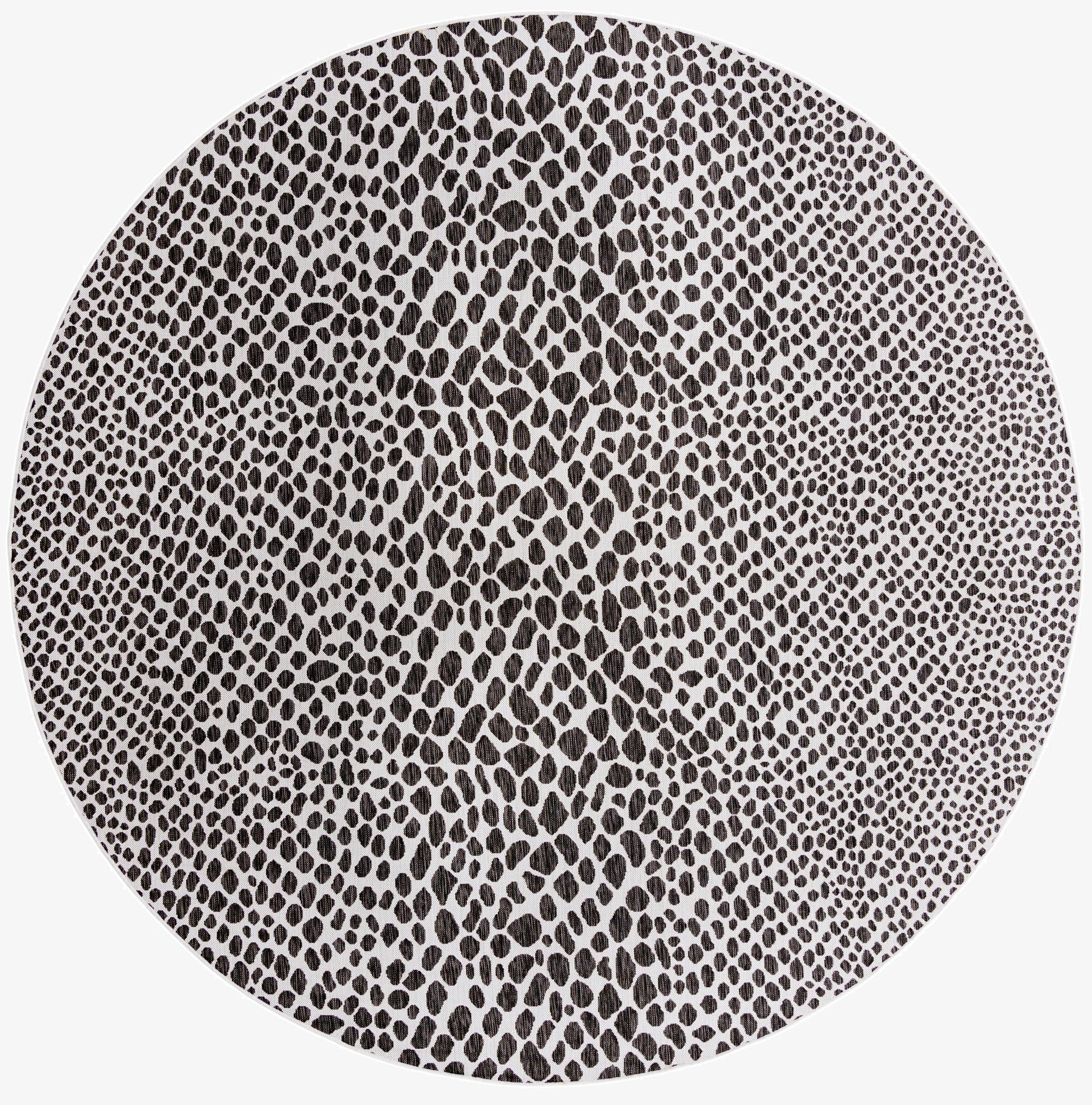 Primary image 10' 8 x 10' 8  Washable Jill Zarin Cape Town Indoor / Outdoor Round Rug