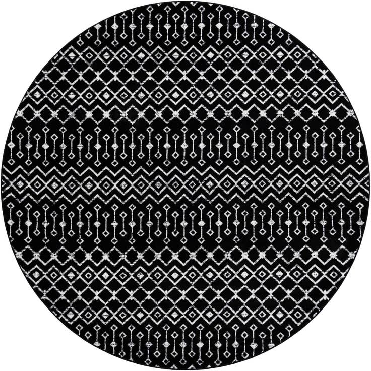 Detail image of 10' x 10' Kasbah Trellis Round Rug