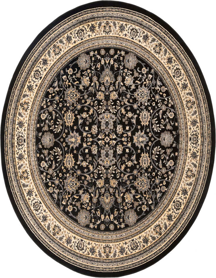 Detail image of 10' x 10' Kashan Design Round Rug