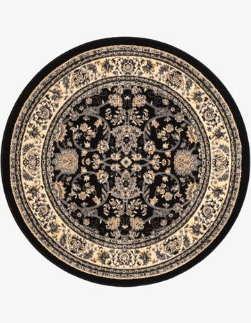 5' 3 x 5' 3 Kashan Design Round Rug