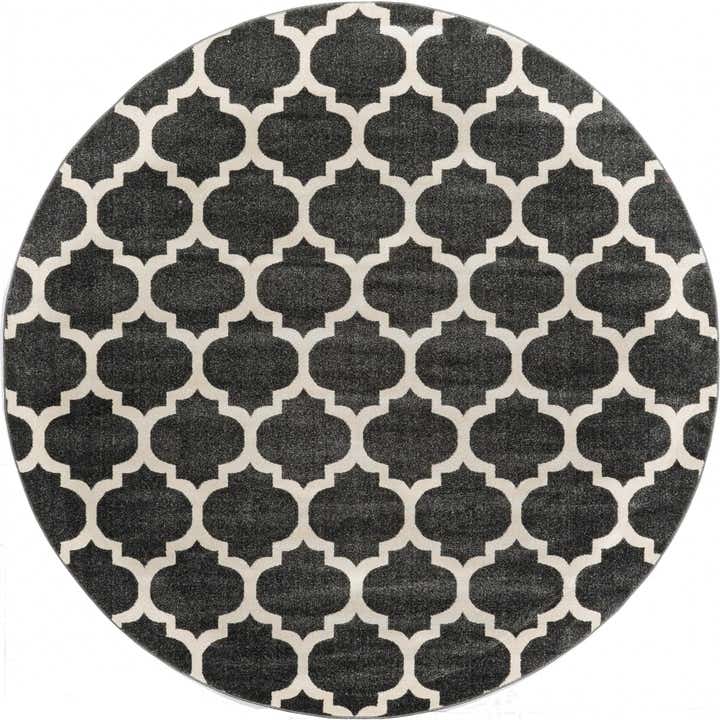 7' 10 x 7' 10 Lattice Round Rug