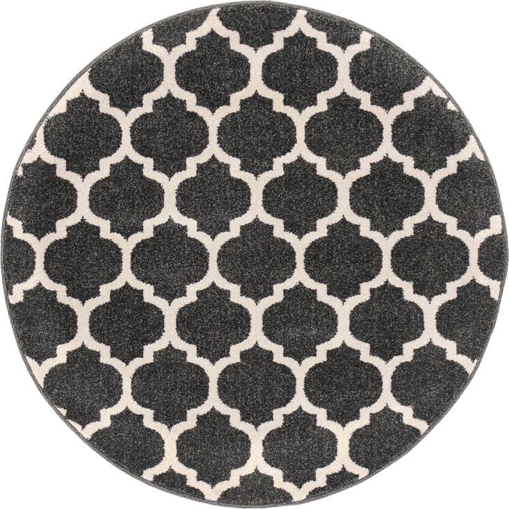 Detail image of 3' x 3' Lattice Round Rug