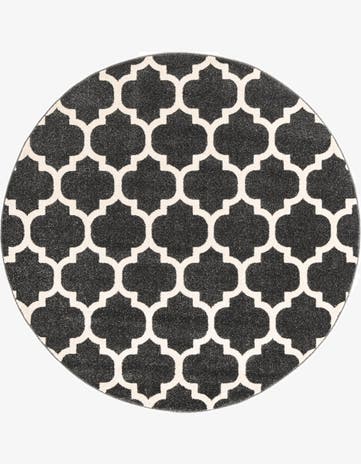 6' x 6' Lattice Round Rug