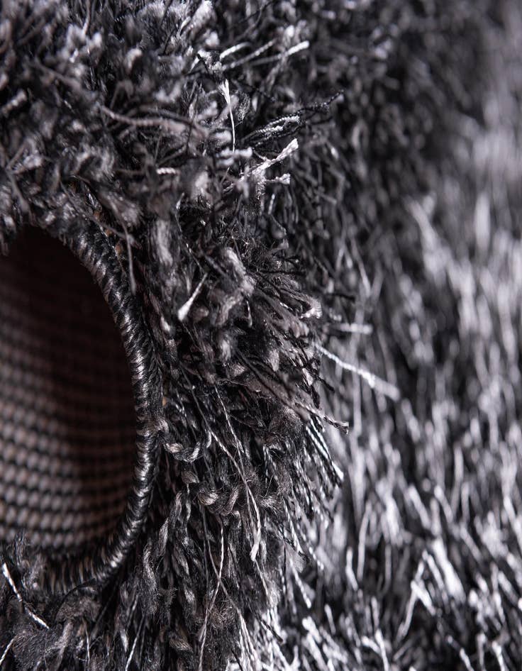 Detail image of 8' x 8' Luxury Solid Shag Round Rug