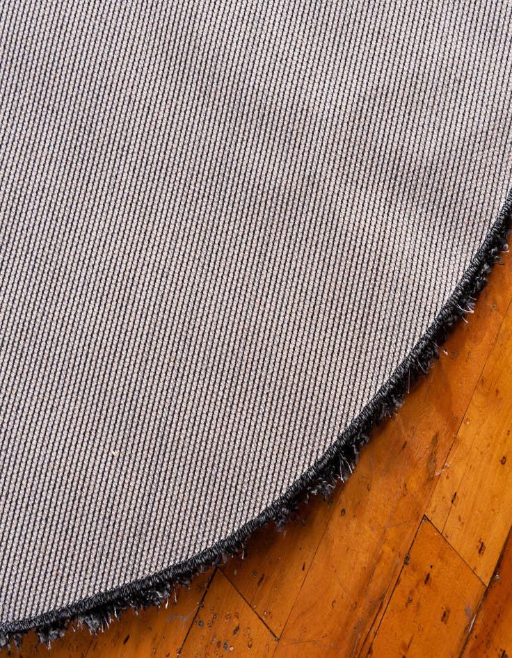 Detail image of 8' x 8' Luxury Solid Shag Round Rug