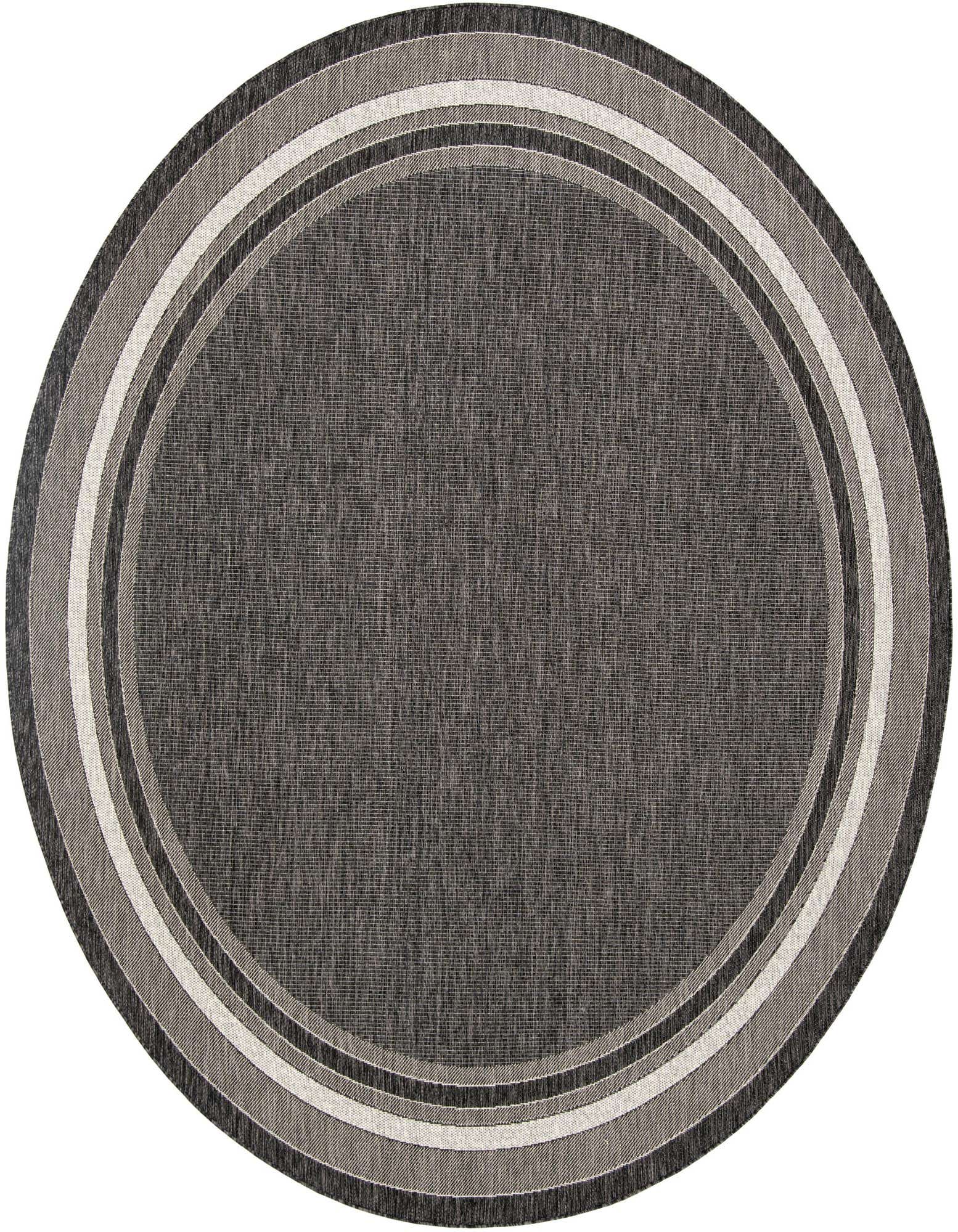 10' x 10' Easy-Clean Border Indoor / Outdoor Round Rug