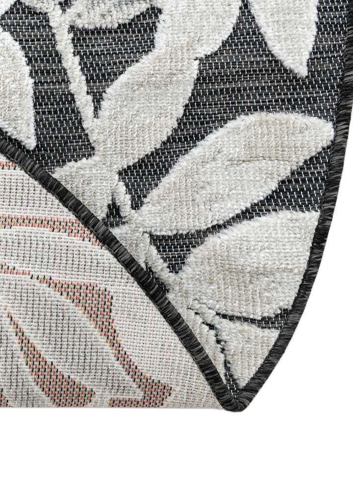 8' 2 x 8' 2 Easy-Clean Botanical Indoor / Outdoor Round Rug